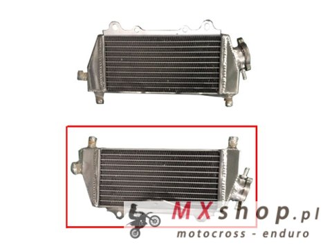 PSYCHIC CHŁODNICA KAWASAKI KX 125 '03-05, KX 250 '03-04 WZMOCNIONA O STANDARDOWEJ POJEMNOŚCI PRAWA (SZT.) (Z KORKIEM)