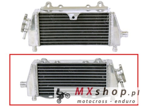 PSYCHIC CHŁODNICA KAWASAKI KX 125/250 '94-02 WZMOCNIONA O STANDARDOWEJ POJEMNOŚCI PRAWA (SZT.) (Z KORKIEM)