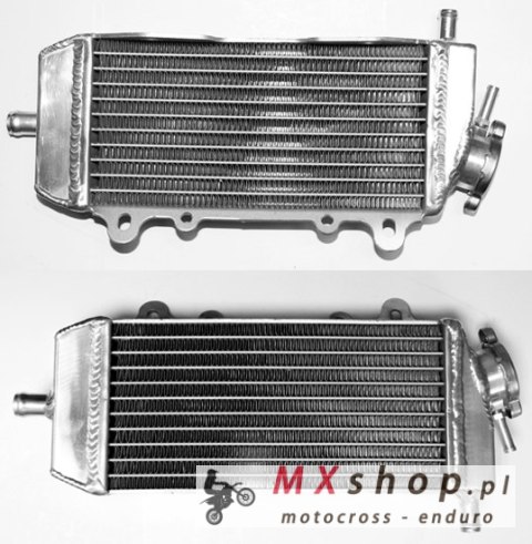 PSYCHIC CHŁODNICA KAWASAKI KXF 250 '04-05, SUZUKI RMZ 250 04-06 WZMOCNIONA O ZWIĘKSZONEJ POJEMNOŚCI LEWA (Z KORKIEM) (SZT.)