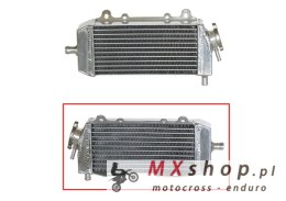 PSYCHIC CHŁODNICA KAWASAKI KXF 250 '04-05, SUZUKI RMZ 250 04-06 WZMOCNIONA O ZWIĘKSZONEJ POJEMNOŚCI LEWA (Z KORKIEM) (SZT.)