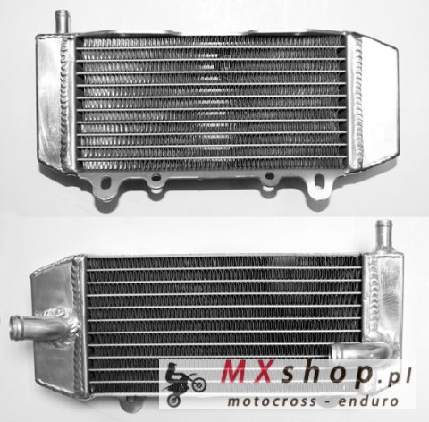 PSYCHIC CHŁODNICA KAWASAKI KXF 250 '04-05, SUZUKI RMZ 250 04-06 WZMOCNIONA O ZWIĘKSZONEJ POJEMNOŚCI PRAWA (BEZ KORKA) (SZT.)