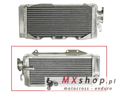 PSYCHIC CHŁODNICA KAWASAKI KXF 250 '09-10 WZMOCNIONA O STANDARDOWEJ POJEMNOŚCI PRAWA (SZT.) (Z KORKIEM)