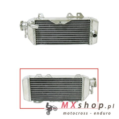 PSYCHIC CHŁODNICA KAWASAKI KXF 250 '11-16 WZMOCNIONA O STANDARDOWEJ POJEMNOŚCI PRAWA (SZT.) (Z KORKIEM)