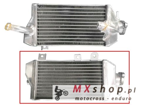 PSYCHIC CHŁODNICA KAWASAKI KXF 450 '16-18 WZMOCNIONA O ZWIĘKSZONEJ POJEMNOŚCI PRAWA (SZT.) (Z KORKIEM)