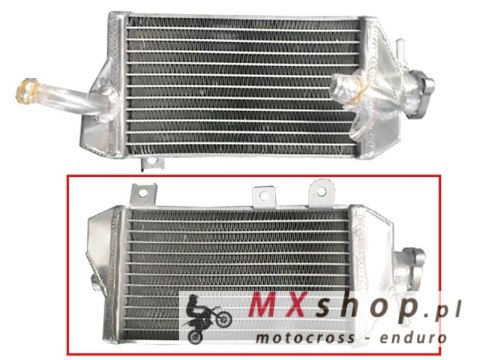 PSYCHIC CHŁODNICA KAWASAKI KXF 450 '16-18 WZMOCNIONA O ZWIĘKSZONEJ POJEMNOŚCI PRAWA (SZT.) (Z KORKIEM)