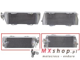 PSYCHIC CHŁODNICA KTM EXC/MXC/SX '250/300/380 '98-'03 WZMOCNIONA O STANDARDOWEJ POJEMNOŚCI PRAWA (SZT.) (OEM: 54735008000)