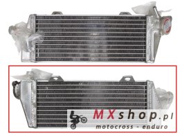 PSYCHIC CHŁODNICA KTM SX 125 16-18, SX 250 17-18, SXF 250/350 16-18, EXCF 250/350 17-18 WZMOCNIONA O ZWIĘKSZONEJ POJEMNOŚCI PRAW