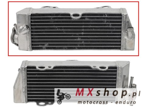 PSYCHIC CHŁODNICA KTM SX 85 '03-10, SX 105 '03-10 WZMOCNIONA O STANDARDOWEJ POJEMNOŚCI LEWA (SZT.) (Z KORKIEM)