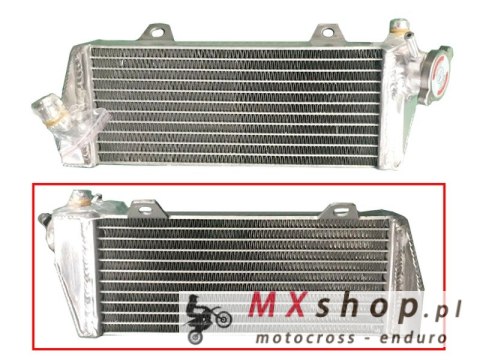 PSYCHIC CHŁODNICA KTM SXF 450 '17-18, XCF 505 '17-18, HUSQVARNA FC/FE/FS 450 '17, FE 501 '17 WZMOCNIONA O ZWIĘKSZONEJ POJEMNOŚCI