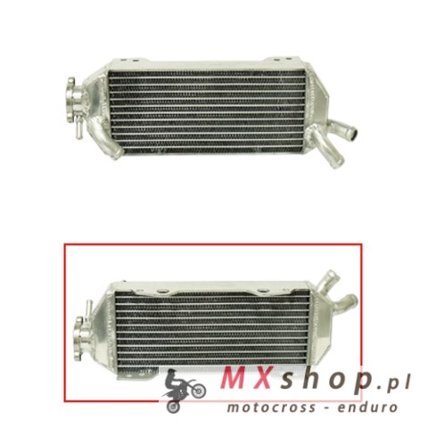 PSYCHIC CHŁODNICA SUZUKI DRZ 400E '02-07 WZMOCNIONA O STANDARDOWEJ POJEMNOŚCI PRAWA (SZT.) (Z KORKIEM)