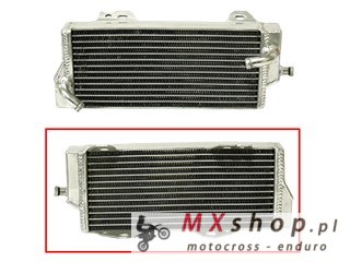 PSYCHIC CHŁODNICA SUZUKI RMZ 450 '08-16, RMX 450 '10 WZMOCNIONA O STANDARDOWEJ POJEMNOŚCI LEWA (SZT.)
