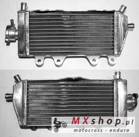 PSYCHIC CHŁODNICA YAMAHA YZ 125 '05-'17 WZMOCNIONA O STANDARDOWEJ POJEMNOŚCI PRAWA (SZT.) (Z KORKIEM)