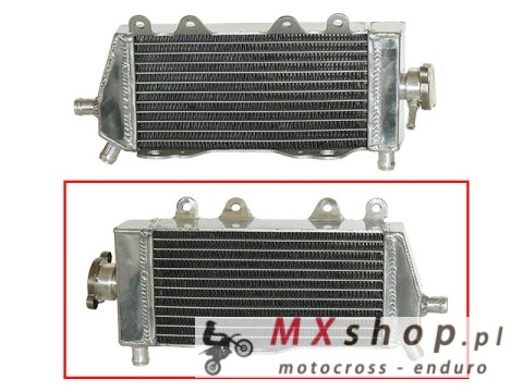 PSYCHIC CHŁODNICA YAMAHA YZ 125 '05-'17 WZMOCNIONA O STANDARDOWEJ POJEMNOŚCI PRAWA (SZT.) (Z KORKIEM)