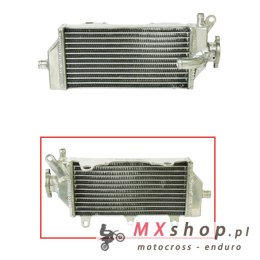 PSYCHIC CHŁODNICA YAMAHA YZF 250 '14-'18, YZF 450 '14-'17 WZMOCNIONA O STANDARDOWEJ POJEMNOŚCI PRAWA (SZT.) (Z KORKIEM)