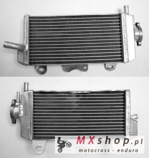 PSYCHIC CHŁODNICA YAMAHA YZF 450 '07-09, WRF 450 '07-11 WZMOCNIONA O ZWIĘKSZONEJ POJEMNOŚCI PRAWA (SZT.) (Z KORKIEM)