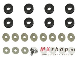 PSYCHIC MOCOWANIA CHŁODNICY KTM / HUSQVARNA / HUSABERG ( 8 KOMPLETÓW PODKŁADEK, TULEJEK I GUM )