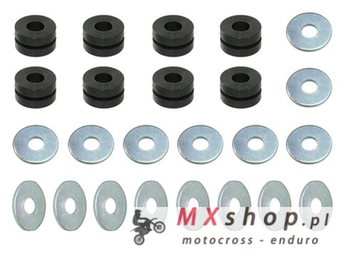 PSYCHIC MOCOWANIA CHŁODNICY KTM / HUSQVARNA / HUSABERG ( 8 KOMPLETÓW PODKŁADEK, TULEJEK I GUM )