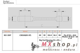 ROYAL RODS KORBOWÓD HONDA CR 250 '02-'07