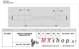 ROYAL RODS KORBOWÓD YAMAHA YFM 250R RAPTOR '08-'13, XT 250 '13-'22, YBR 250 (OEM.1S4-11651-00)