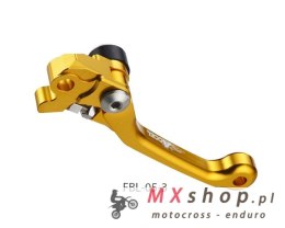 ACCEL DŹWIGNIA (KLAMKA NIEŁAMKA) HAMULCA YAMAHA/KAWASAKI/SUZUKI KOLOR NIEBIESKI YZ/YZF, KX/KXF,RM/RMZ (DHKSY13)