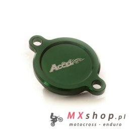ACCEL POKRYWA FILTRA OLEJU KAWASAKI KXF 450 '16-20 KOLOR ZIELONY - PROMOCJA