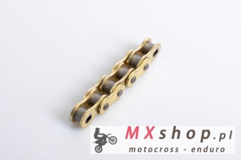 AFAM 2026/04 ŁAŃCUCH NAPĘDOWY CROSS A520MX6-GG 114L (250-450CCM) (ZAPINKA) KOLOR ZŁOTY