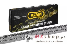 AFAM 2026/04 ŁAŃCUCH NAPĘDOWY ROAD / SPORT XS-RING A525XSR2-G 108L (500-1000CCM) (ZAKUWKA DRĄŻONA) KOLOR ZŁOTY