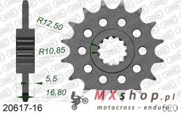 AFAM 2026/04 ZĘBATKA PRZEDNIA 2042 16 HONDA NC 750X/S/DCT '14-'15, INTEGRA 750 DCT '14-'15 (JTF1373.16) (ŁAŃC. 520)