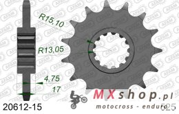 AFAM 2026/04 ZĘBATKA PRZEDNIA 2068 15 HONDA CBR 600F '99-'12, CBR 650F '14-'18 (JTF1370.15) (ŁAŃC. 525)