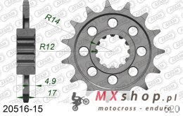 AFAM 2026/04 ZĘBATKA PRZEDNIA 2073 15 HONDA CB 600 HORNET '97-'06, CBR 600F '97-'98, CBF 600 '04-'07 (JTF1371.15) (ŁAŃC. 525)