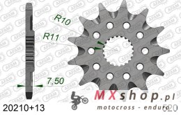 AFAM 2026/04 ZĘBATKA PRZEDNIA 2120 13 HONDA CR 125R '04-'07, CRF 250R/X '04-'17 SAMOOCZYSZCZAJĄCA (JTF1323.13SC) (ŁAŃC. 520)