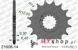 AFAM 2026/04 ZĘBATKA PRZEDNIA 2168 14 YAMAHA YFZ 450/YFM 700 RAPTOR '06-'19 (JTF1592.14) (ŁAŃC. 520)