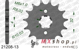 AFAM 2026/04 ZĘBATKA PRZEDNIA 2182 13 YAMAHA WR 125R/X '09-'15, YZF125R '09-'20, MT125 '15-'20 (JTF1550.13) (ŁAŃC. 428)