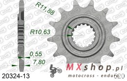 AFAM 2026/04 ZĘBATKA PRZEDNIA 2320 13 HONDA CRF 250R '18-'23 (JTF1344.13) (ŁAŃC. 520)