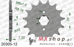 AFAM 2026/04 ZĘBATKA PRZEDNIA 279 12 HONDA NSR 125 '89-'99, XR 250, CRF 230 (JTF327.12) (ŁAŃC. 520)