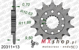 AFAM 2026/04 ZĘBATKA PRZEDNIA 342 13 HONDA CR 250 '88-'07, CRF 450 '02-'25, CRF 250R '22-'25, TRX 450/700 SAMOOCZYSZCZAJĄCA (JTF