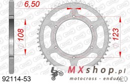 AFAM 2026/04 ZĘBATKA TYLNA 4412 53 APRILIA RS 50 '06-'14, DERBI GPR 50 '04-'13, SENDA SM 50 '07-'12 (JTR1133.53) (ŁAŃC. 420)