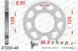 AFAM 2026/04 ZĘBATKA TYLNA 4413 48 YAMAHA XT 125X/SM '05-'09 (JTR1134.48) (ŁAŃC. 428)