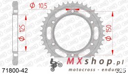 AFAM 2026/04 ZĘBATKA TYLNA 4454 42 KTM 950/990/1190 ADVENTURE / R LC8 '03-'18 (JTR899.42) (ŁAŃC. 525)