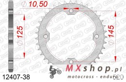 AFAM 2026/04 ZĘBATKA TYLNA 4588 38 YAMAHA YFZ 450R '09-'19, YFM 250/350/450/700 RAPTOR (JTR1857.38) (ŁAŃC. 520)
