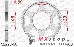 AFAM 2026/04 ZĘBATKA TYLNA 4606 60 APRILIA 125 RS4 11-17, TUONO 125 17 (JTR25.60) (ŁAŃC. 428)