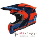 AIROH KASK CROSS / ENDURO / ATV / QUAD TWIST 3 FANCY BLUE ORANGE KOLOR CZARNY/POMARAŃCZOWY/NIEBIESKI ROZMIAR L