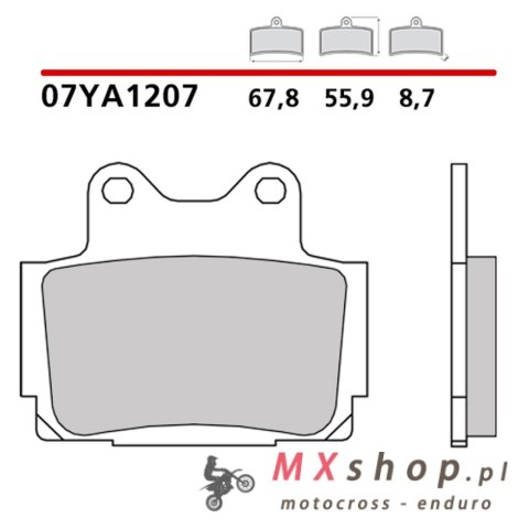 BREMBO 2026/05 KLOCKI HAMULCOWE KH104 GENUINE CARBON CERAMIC (PÓŁMETALICZNE MIESZANKA OEM) PRZÓD/TYŁ