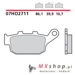 BREMBO 2026/05 KLOCKI HAMULCOWE KH140 GENUINE CARBON CERAMIC (PÓŁMETALICZNE MIESZANKA OEM) PRZÓD/TYŁ