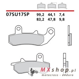 BREMBO 2026/05 KLOCKI HAMULCOWE KH157 SINTER SP (SPIEK METALICZNY) TYŁ (ECE R90)