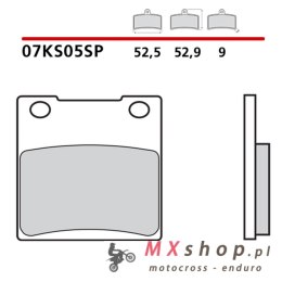 BREMBO 2026/05 KLOCKI HAMULCOWE KH161 SINTER SP (SPIEK METALICZNY) TYŁ (ECE R90)