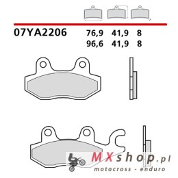 BREMBO 2026/05 KLOCKI HAMULCOWE KH165 GENUINE CARBON CERAMIC (PÓŁMETALICZNE MIESZANKA OEM) PRZÓD/TYŁ