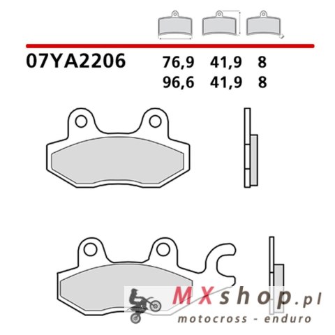 BREMBO 2026/05 KLOCKI HAMULCOWE KH165 GENUINE CARBON CERAMIC (PÓŁMETALICZNE MIESZANKA OEM) PRZÓD/TYŁ