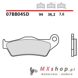 BREMBO 2026/05 KLOCKI HAMULCOWE KH181 OFF ROAD SINTER SD (SPIEK METALICZNY) PRZÓD/TYŁ (ECE R90)