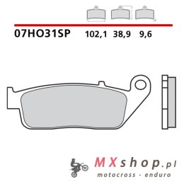 BREMBO 2026/05 KLOCKI HAMULCOWE KH196 SINTER SP (SPIEK METALICZNY) TYŁ (ECE R90)